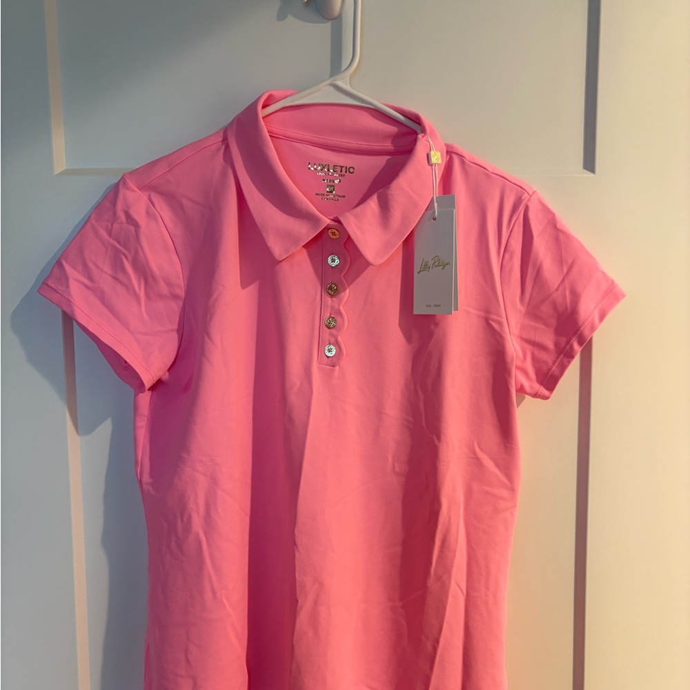 Classic Pink ladies Polo Shirt